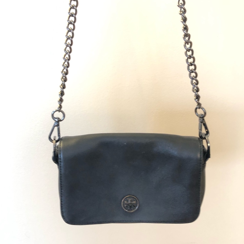 Tory Burch Black Crossbody Bag w/ New Chain